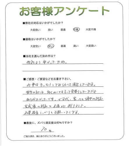 お客様レビュー