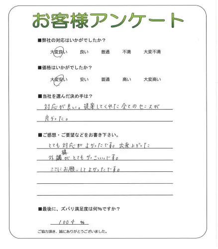 お客様レビュー