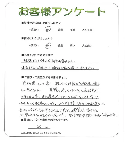 お客様レビュー