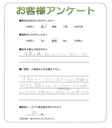 お客様レビュー