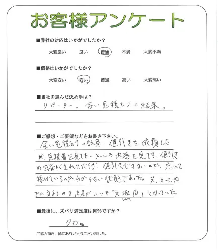 お客様レビュー