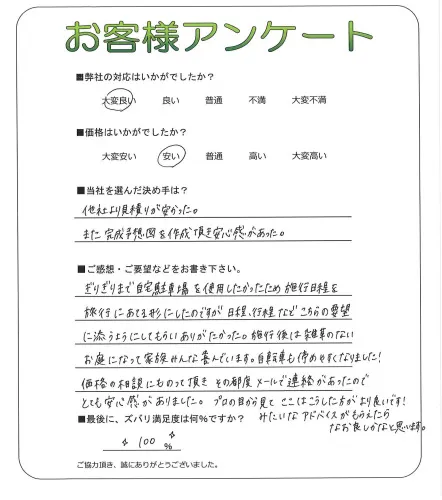 お客様レビュー