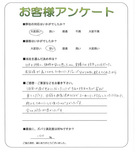 お客様レビュー