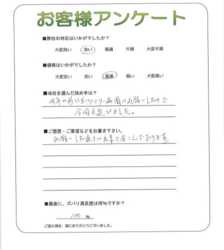 お客様レビュー