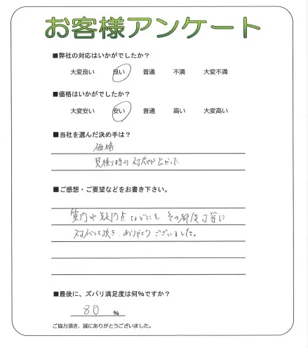 お客様レビュー