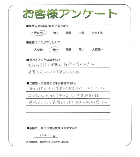 お客様レビュー