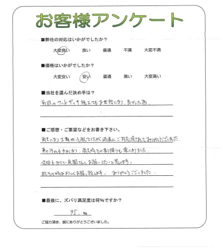 お客様レビュー