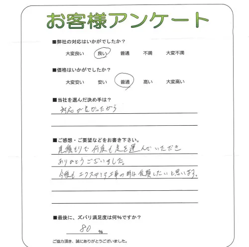 お客様レビュー