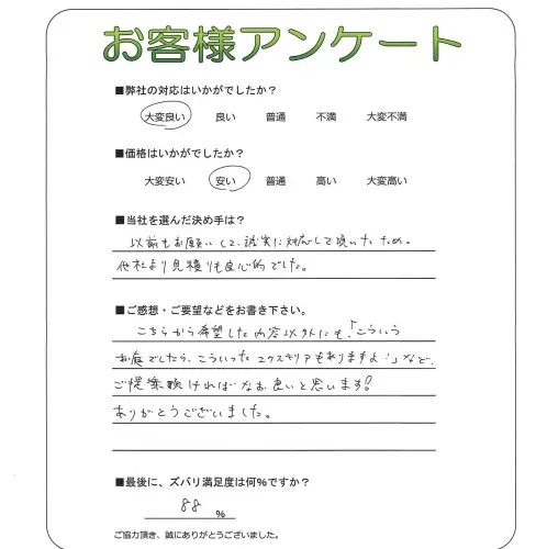 お客様レビュー