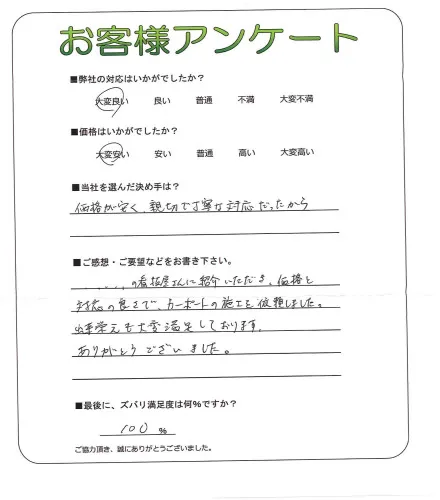 お客様レビュー