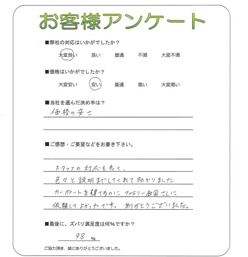 お客様レビュー