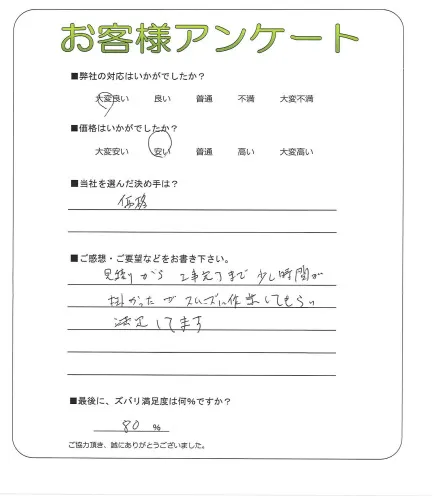 お客様レビュー