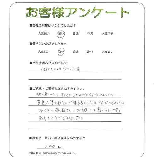 お客様レビュー