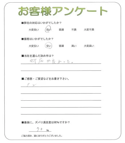 お客様レビュー