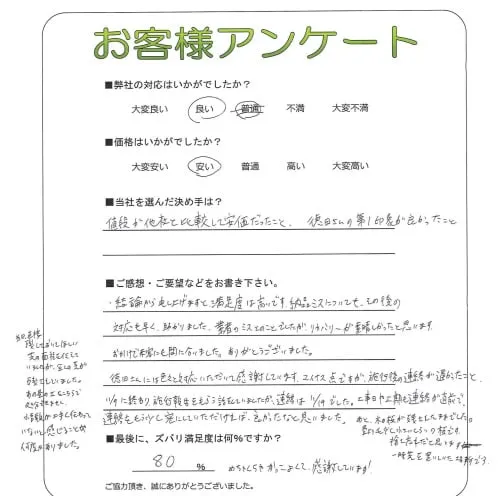 お客様レビュー