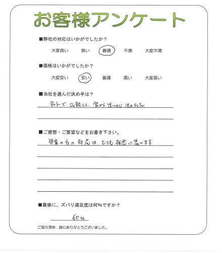 お客様レビュー