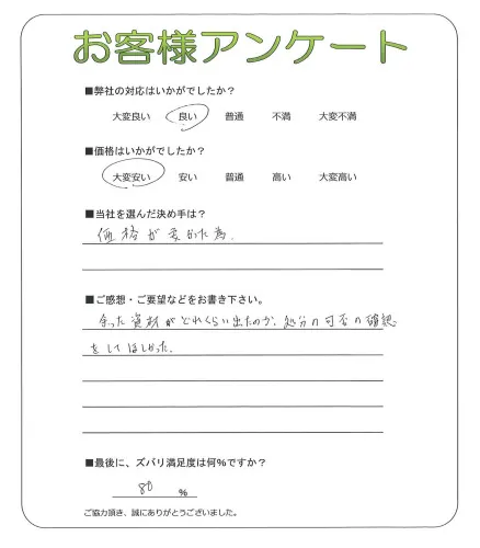 お客様レビュー