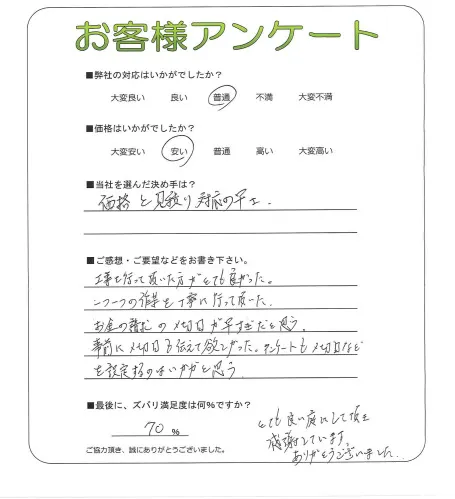 お客様レビュー