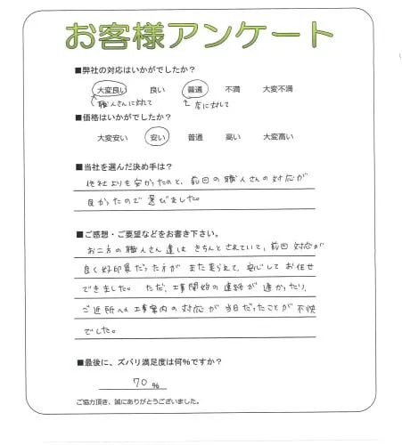 お客様レビュー