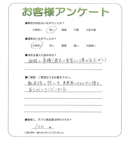 お客様レビュー