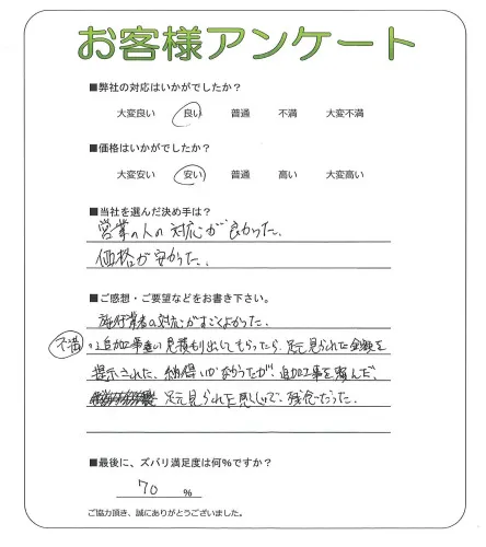 お客様レビュー