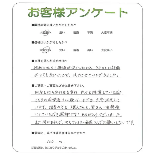 お客様レビュー