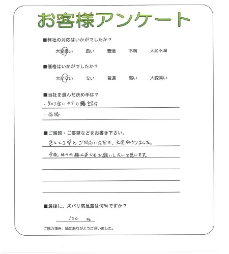 お客様レビュー