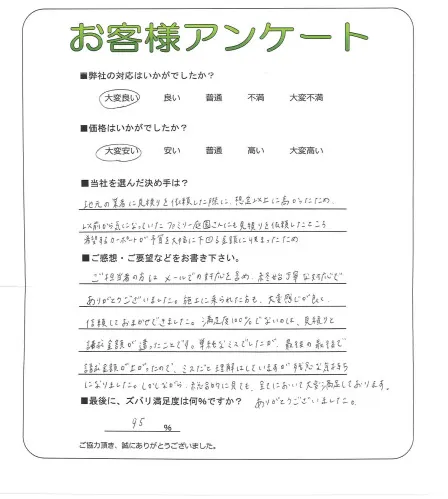 お客様レビュー