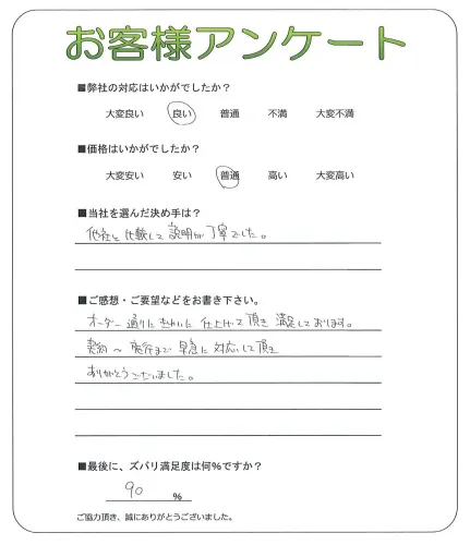 お客様レビュー