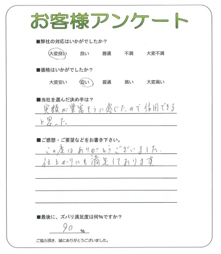 お客様レビュー