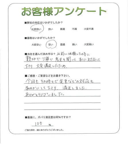 お客様レビュー