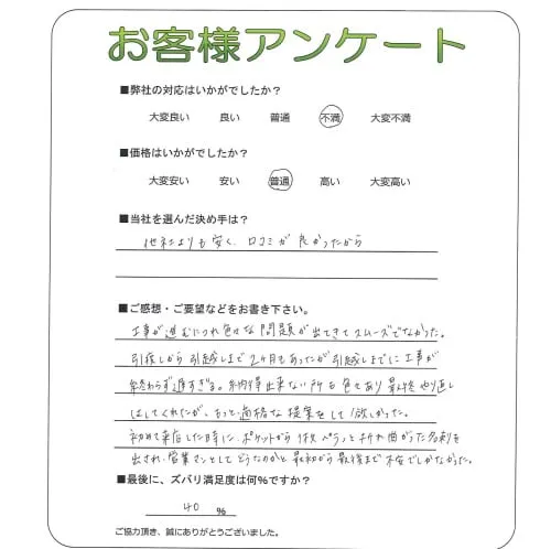 お客様レビュー