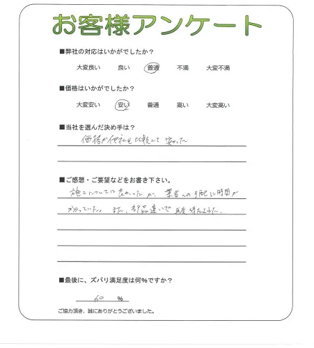 お客様レビュー