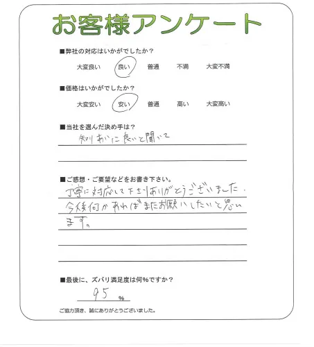 お客様レビュー