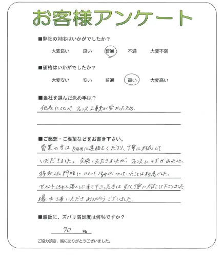 お客様レビュー