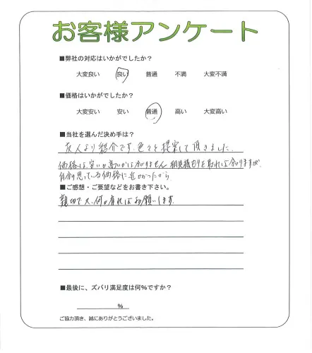 お客様レビュー