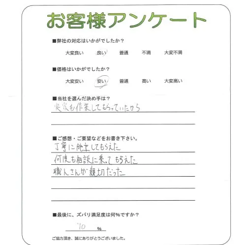 お客様レビュー