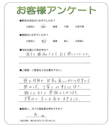 お客様レビュー