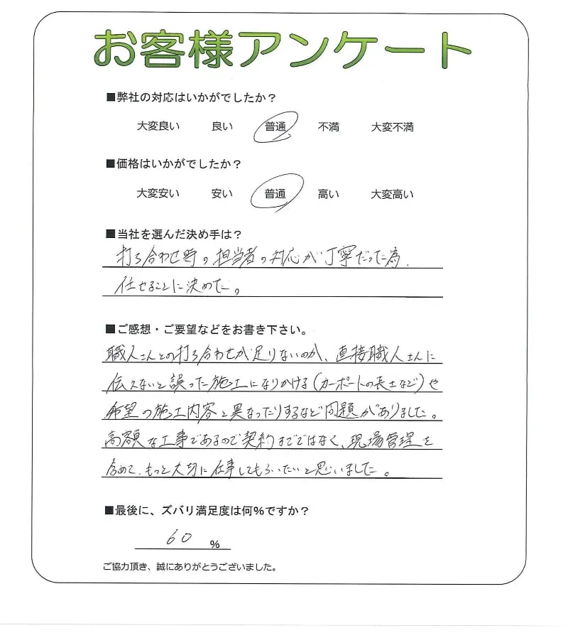 お客様レビュー