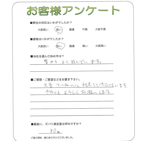 お客様レビュー