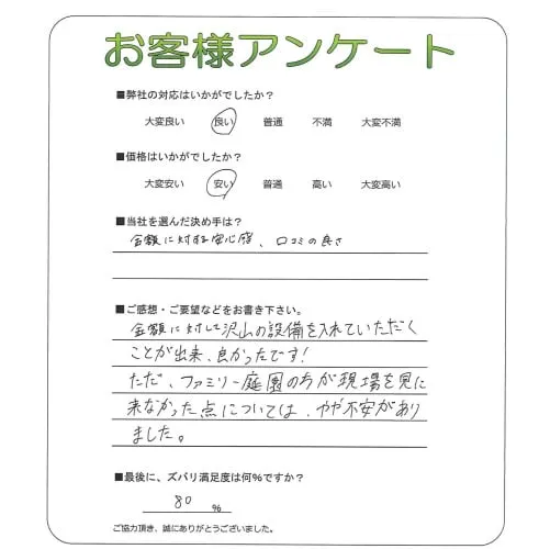 お客様レビュー