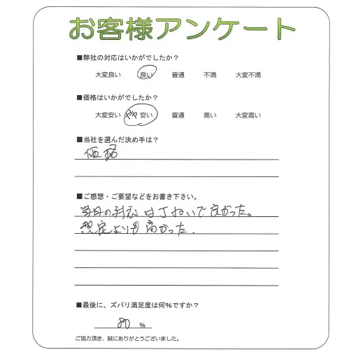 お客様レビュー