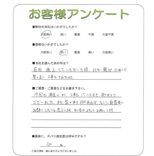 お客様レビュー