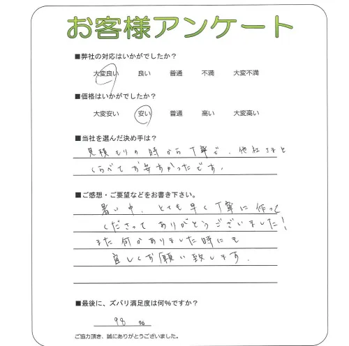 お客様レビュー