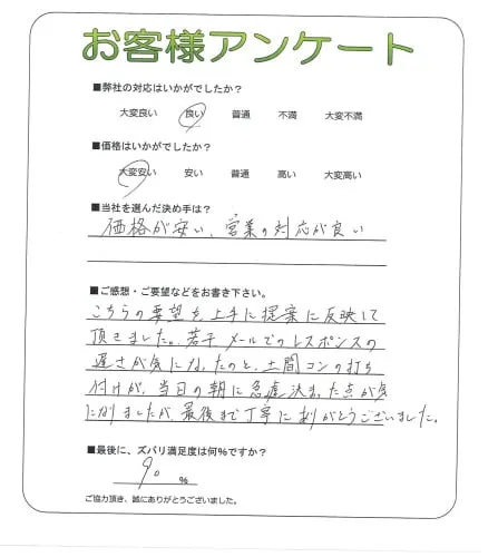 お客様レビュー