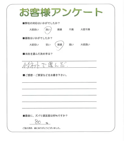 お客様レビュー