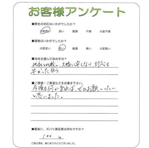 お客様レビュー