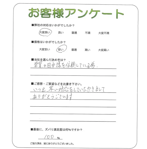 お客様レビュー