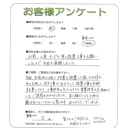 お客様レビュー