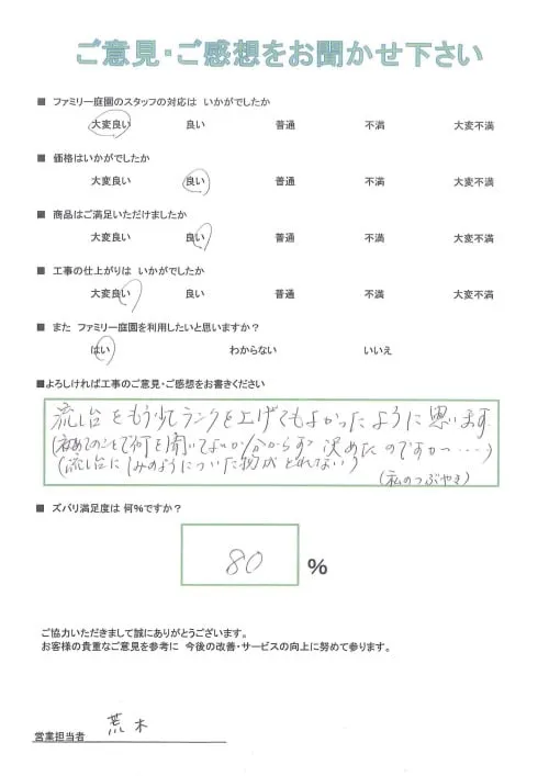 お客様の声